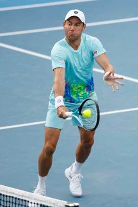 Storm Hunter Matthew Ebden, Mixed Doubles, Australian Open 2024, Melbourne Park, Melbourne, Victoria, Australia Copyright: xJuergenxHasenkopfx