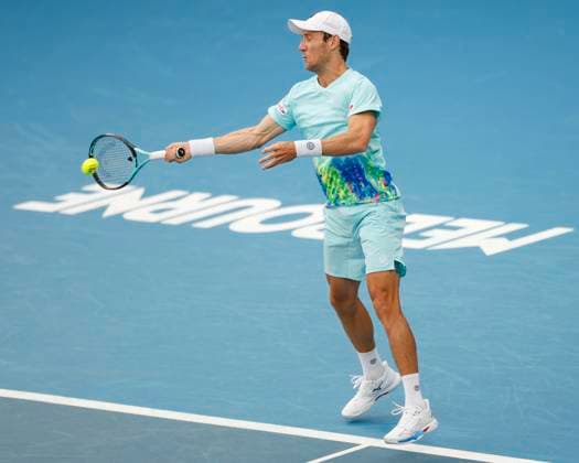 Storm Hunter Matthew Ebden, Mixed Doubles, Australian Open 2024, Melbourne Park, Melbourne, Victoria, Australia Copyright: xJuergenxHasenkopfx