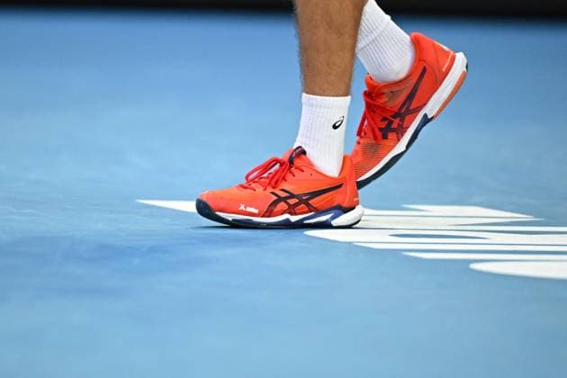 2024 Australian Open - Melbourne Alex De Minaur (AUS) during his fourth round match at the 2024 Australian Open at Melbourne Park in Melbourne, Australia, on January 21, 2024. Photo by Corinne Dubreuil ABACAPRESS.COM Melbourne Australia  Copyright: xDubreuilxCorinne ABACAx