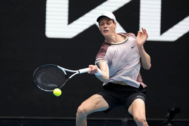 21st January 2024; Melbourne Park, Melbourne, Victoria, Australia; Australian Open Tennis Championship Day 8; Jannik Sinner ( ITA) during the round four singles match against Karen Khachanov  ActionPlus12599991 NaFoto