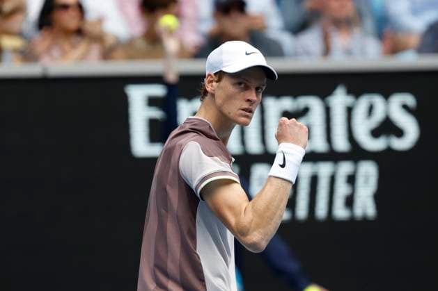 21st January 2024; Melbourne Park, Melbourne, Victoria, Australia; Australian Open Tennis Championship Day 8; Jannik Sinner ( ITA) during the round four singles match against Karen Khachanov  ActionPlus12599979 NaFoto