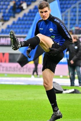 21 01 2024 Soccer Season 2023 2024 2 Soccer Bundesliga 18 Matchday SC Paderborn 07 SCP SpVgg Greuther Fürth Kleeblatt Sportfoto Zink xwoxzix DFL regulations prohibit any use of photographs as image sequences and or quasi video only for editorial use Martin Ens 43, SC Paderborn 07 Warm up warm up