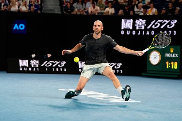 Adrian Mannarino (FRA) TENNIS : Open Australie 2024 - Melbourne - 21 01 2024 VirginieBouyer Panoramic 