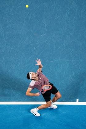 Taylor Fritz (USA) TENNIS : Open Australie 2024 - Melbourne - 21 01 2024 VirginieBouyer Panoramic 