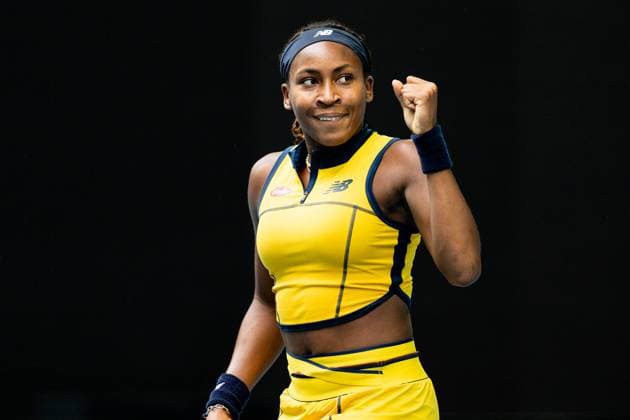 Coco Gauff (USA) TENNIS : Open Australie 2024 - Melbourne - 21 01 2024 VirginieBouyer Panoramic 