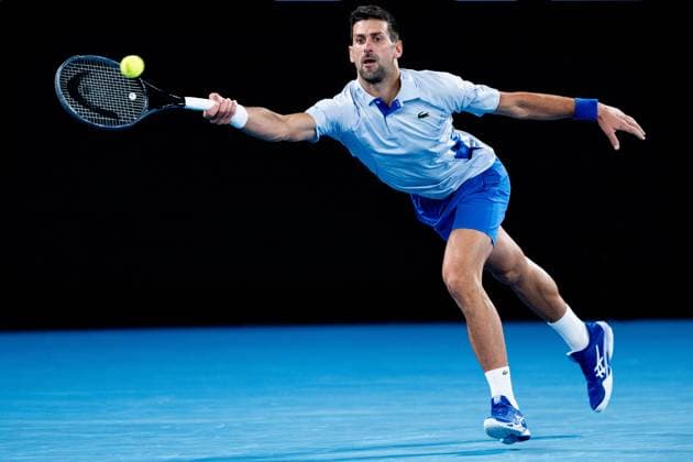 Novak Djokovic (SRB) TENNIS : Open Australie 2024 - Melbourne - 21 01 2024 VirginieBouyer Panoramic 