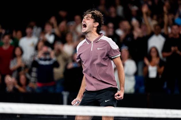Taylor Fritz (USA) TENNIS : Open Australie 2024 - Melbourne - 21 01 2024 VirginieBouyer Panoramic 