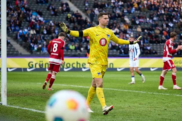 Tjark Ernst Hertha BSC, 12 , GER, Hertha BSC vs Fortuna Duesseldorf, Soccer Men, 2 Bundesliga, Season 2023 2024, Matchday 18, 21 01 2024 DFL REGULATIONS PROHIBIT ANY USE OF PHOTOGRAPHS AS IMAGE SEQUENCES AND OR QUASI VIDEO GER, Hertha BSC vs Fortuna Duesseldorf, Soccer Men, 2 Bundesliga, Season 2023 2024, Matchday 18, 21 01 2024 Berlin Copyright: xEibner-Pressefotox xClaudiusxRauchx EP_CRH