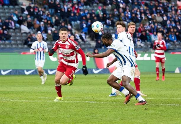 Christos Tzolis Fortuna Duesseldorf, 07 , GER, Hertha BSC vs Fortuna Duesseldorf, Soccer Men, 2 Bundesliga, Season 2023 2024, Matchday 18, 21 01 2024 DFL REGULATIONS PROHIBIT ANY USE OF PHOTOGRAPHS AS IMAGE SEQUENES AND OR QUASI VIDEO GER, Hertha BSC vs Fortuna Duesseldorf, Soccer Men, 2 Bundesliga, Season 2023 2024, Matchday 18, 21 01 2024 Berlin Copyright: xEibner-Pressefotox xClaudiusxRaux EP_CRH