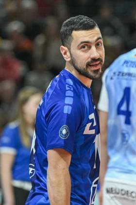Berlin, Germany January 21, 2024 1 VBL 2023 2024 Berlin Recycling Volleys vs VfB Friedrichshafen Pictured Copyright: xFotostandx xReuhlx