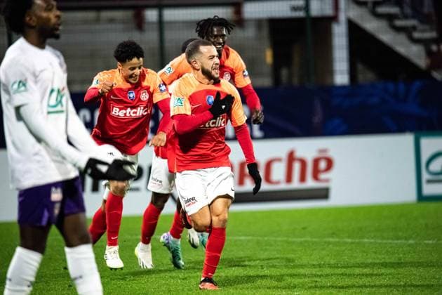 Football, Coupe de France, FC Rouen - FC Toulouse