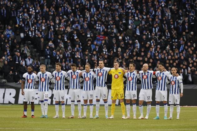 Hertha BSC, Germany, Berlin, Olympiastadion, Football, Men, Season 2023 2024, 2 Bundesliga 18 Matchday , Hertha BSC Fortuna Düsseldorf, Memorial to the late President Kay Bernstein Hertha BSC
