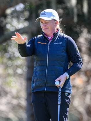 January 21, 2024: Gemma Dryburgh of Scotland lines up her putt on the ninth green during final round of Hilton Grand Vacations Tournament of Champions held at Lake Nona Golf & Country Club in Orlando, FL. Romeo T Guzman CSM Orlando USA - ZUMAcg2_ 20240121_faf_cg2_034 Copyright: xRomeoxGuzmanx
