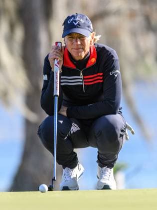 January 21, 2024: Annika Sorenstam World Golf Hall of Famer on the 18th green during final round of Hilton Grand Vacations Tournament of Champions held at Lake Nona Golf & Country Club in Orlando, FL. Romeo T Guzman CSM Orlando USA - ZUMAcg2_ 20240121_faf_cg2_075 Copyright: xRomeoxGuzmanx