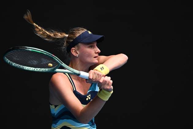 TENNIS AUSTRALIAN OPEN, Dayana Yastremska of Ukraine in action during her 4th round match against Victoria Azarenka of Belarus on Day 8 of the 2024 Australian Open at Melbourne Park in Melbourne, Monday, January 22, 2024. ( NO ARCHIVING, EDITORIAL USE ONLY, NO USE IN BOOKS WITHOUT CONSENT MELBOURNE VICTORIA AUSTRALIA  Copyright: xJOELxCARRETTx 20240122001892076319