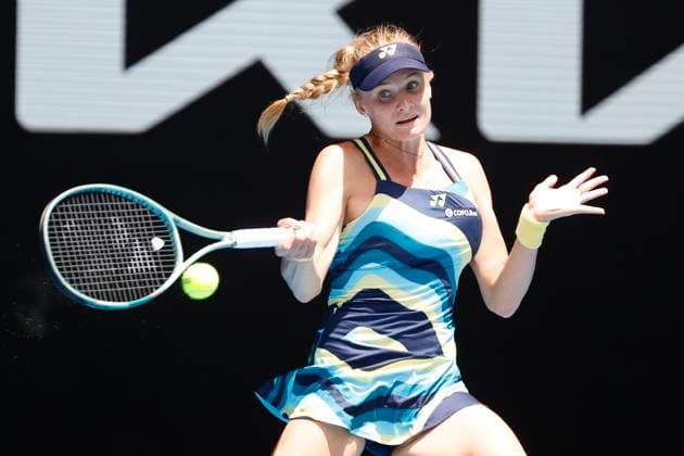 January 22, 2024, Melbourne, Victoria, Australia: Dayana Yastremska UKR) in action during their round four singles match against Victori Azarenka on day 9 of the 2024 Australian Open at Melbourne Park on January 22, 2024 in Melbourne, Australia. Melbourne Australia - ZUMAl131 20240122_zsp_l131_011 Copyright: xCiroxDexLucax