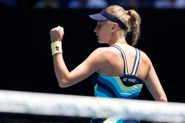 22nd January 2024; Melbourne Park, Melbourne, Victoria, Australia; Australian Open Tennis Championship Day 9; Dayana Yastremska UKR) in action during the round four singles match against Victoria Azarenka  ActionPlus12600602 NaFoto