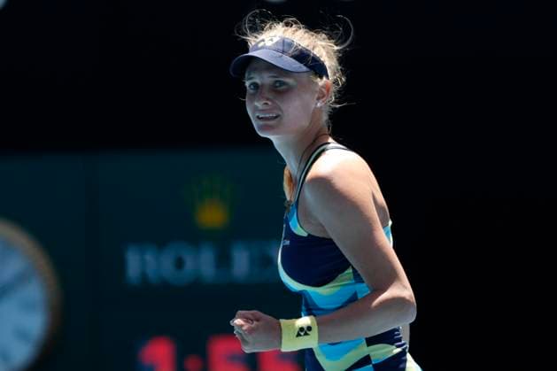 22nd January 2024; Melbourne Park, Melbourne, Victoria, Australia; Australian Open Tennis Championship Day 9; Dayana Yastremska UKR) in action during the round four singles match against Victoria Azarenka  ActionPlus12600603 NaFoto