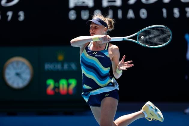 22nd January 2024; Melbourne Park, Melbourne, Victoria, Australia; Australian Open Tennis Championship Day 9; Dayana Yastremska UKR) in action during the round four singles match against Victoria Azarenka  ActionPlus12600606 NaFoto