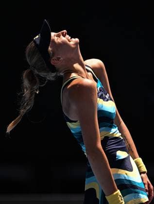 Dayana Yastremska (UKR) celebrates winning her fourth round match Australian Open, Day Nine, Tennis, Melbourne Park, Melbourne, Australia - 22 Jan 2024  Copyright: xJamesxGourley Shutterstockx 14306291am
