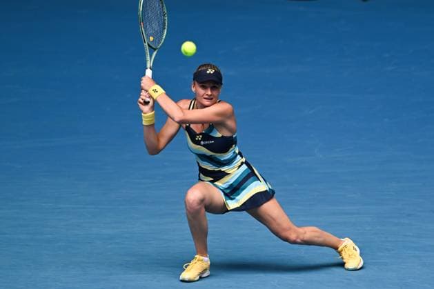 Dayana Yastremska (UKR) during her fourth round match Australian Open, Day Nine, Tennis, Melbourne Park, Melbourne, Australia - 22 Jan 2024  Copyright: xJamesxGourley Shutterstockx 14306291av