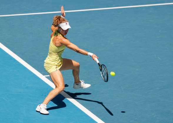 Barbora Krejcikova Laura Siegemund, Womens Doubles, Australian Open 2024, Melbourne Park, Melbourne, Victoria, Australia Copyright: xJuergenxHasenkopfx