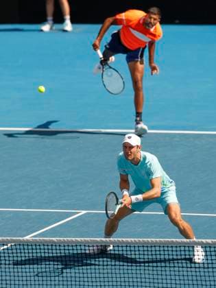 Rohan Bopanna Matthew Ebden, Mens Doubles, Australian Open 2024, Melbourne Park, Melbourne, Victoria, Australia Copyright: xJuergenxHasenkopfx