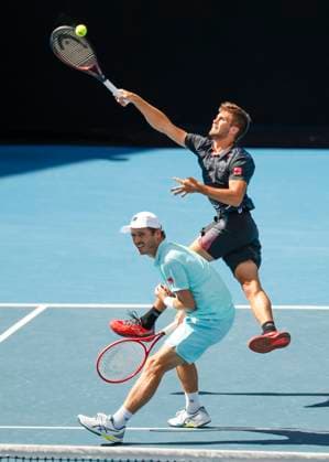 Wesley Koolhof Nikola Mektic, Mens Doubles, Australian Open 2024, Melbourne Park, Melbourne, Victoria, Australia Copyright: xJuergenxHasenkopfx