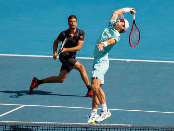 Wesley Koolhof Nikola Mektic, Mens Doubles, Australian Open 2024, Melbourne Park, Melbourne, Victoria, Australia Copyright: xJuergenxHasenkopfx