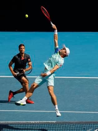 Wesley Koolhof Nikola Mektic, Mens Doubles, Australian Open 2024, Melbourne Park, Melbourne, Victoria, Australia Copyright: xJuergenxHasenkopfx