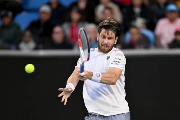 TENNIS AUSTRALIAN OPEN, Cameron Norrie of United Kingdom celebrates taking the 4th set during his 4th round match against Alexander Zverev of Germany on Day 9 of the 2024 Australian Open at Melbourne Park in Melbourne, Monday, January 22, 2024. ( NO ARCHIVING, EDITORIAL USE ONLY, NO USE IN BOOKS WITHOUT CONSENT MELBOURNE VICTORIA AUSTRALIA  Copyright: xLUKASxCOCHx 20240122001892193834