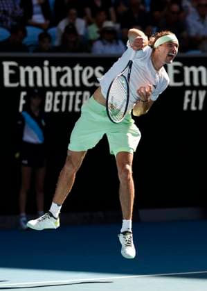 Alexander Zverev GER , Australian Open 2024, Melbourne Park, Melbourne, Victoria, Australia Copyright: xJuergenxHasenkopfx