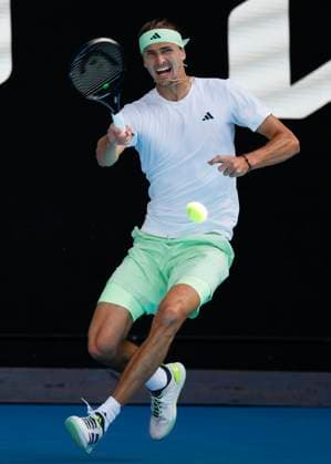 Alexander Zverev GER , Australian Open 2024, Melbourne Park, Melbourne, Victoria, Australia Copyright: xJuergenxHasenkopfx
