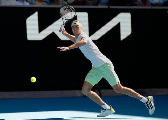 Alexander Zverev GER , Australian Open 2024, Melbourne Park, Melbourne, Victoria, Australia Copyright: xJuergenxHasenkopfx