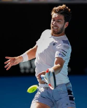 Cameron Norrie, Australian Open 2024, Melbourne Park, Melbourne, Victoria, Australia Copyright: xJuergenxHasenkopfx