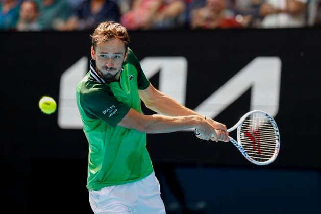 Daniil Medvedev, Australian Open 2024, Melbourne Park, Melbourne, Victoria, Australia Copyright: xJuergenxHasenkopfx
