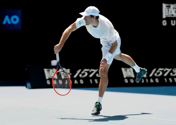 Nuno Borges POR , Australian Open 2024, Melbourne Park, Melbourne, Victoria, Australia Copyright: xJuergenxHasenkopfx