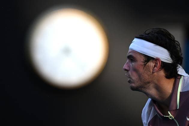 TENNIS AUSTRALIAN OPEN, Taylor Fritz of the USA during his quarter final match against Novak Djokovic of Serbia on Day 10 of the 2024 Australian Open at Melbourne Park in Melbourne, Tuesday, January 23, 2024. ( NO ARCHIVING, EDITORIAL USE ONLY, NO USE IN BOOKS WITHOUT CONSENT MELBOURNE VICTORIA AUSTRALIA  Copyright: xJOELxCARRETTx 20240123001892553154