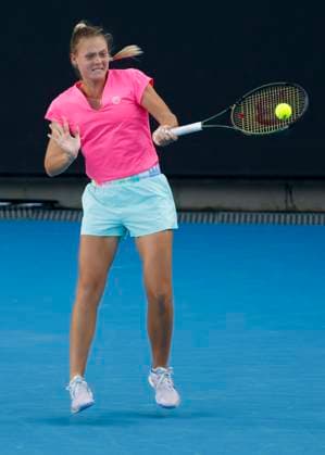 Yuliya Perapekhina Asylzhan Arystanbekova, Girls Doubles GD, Australian Open 2024, Melbourne Park, Melbourne, Victoria, Australia Copyright: xJuergenxHasenkopfx