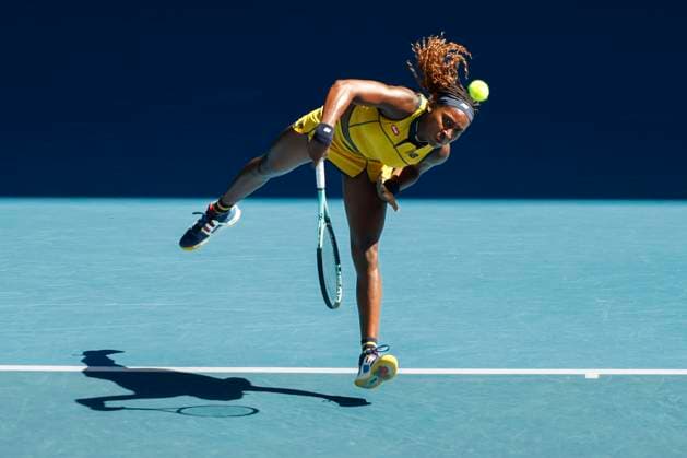 Coco Gauff, Australian Open 2023, Melbourne Park, Melbourne, Victoria, Australia Copyright: xJuergenxHasenkopfx