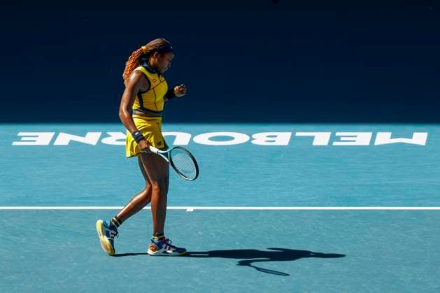 Coco Gauff, Australian Open 2023, Melbourne Park, Melbourne, Victoria, Australia Copyright: xJuergenxHasenkopfx