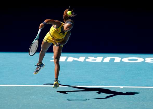 Coco Gauff, Australian Open 2023, Melbourne Park, Melbourne, Victoria, Australia Copyright: xJuergenxHasenkopfx