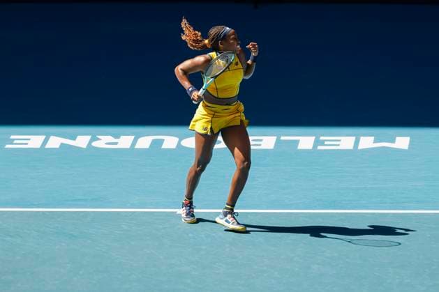 Coco Gauff, Australian Open 2023, Melbourne Park, Melbourne, Victoria, Australia Copyright: xJuergenxHasenkopfx
