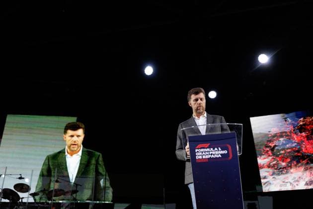 January 23, 2024, Madrid, Madrid, SPAIN: Jarno Zafelli, President and CEO of Dromo, attends during the presentation of the Formula One Madrid Grand Prix that will be held in Madrid starting in 2026 at IFEMA on January 23, 2024, in Madrid, Spain. Madrid SPAIN - ZUMAa181 20240123_zaa_a181_013 Copyright: xGuillermoxMartinezx