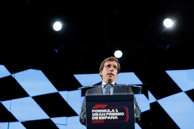 MADRID, SPAIN - JANUARY 23:mayor of Madrid Jose Luis Martinez Almeida during presentation of the Formula One grand prix that will be held in Madrid starting in 2026 ONLYxEDITORIALxUSAGE  (241612248)