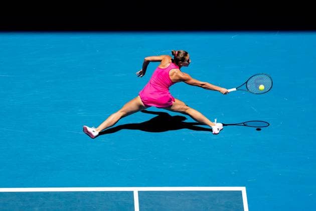 Marta Kostyuk (UKR) TENNIS : Open Australie 2024 - Melbourne - 23 01 20214 VirginieBouyer Panoramic 