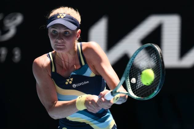 Dayana Yastremska (UKR) during her Quarter Final match Australian Open, Day Eleven, Tennis, Melbourne Park, Melbourne, Australia - 24 Jan 2024  Copyright: xJamesxGourley Shutterstockx 14312088b