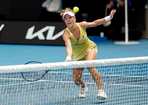 Barbora Krejcikova Laura Siegemund, Womens Doubles, Australian Open 2024, Melbourne Park, Melbourne, Victoria, Australia Copyright: xJuergenxHasenkopfx