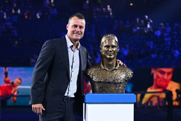 Tennis, Australian Open, Day 12 - Honours for Lleyton Hewitt