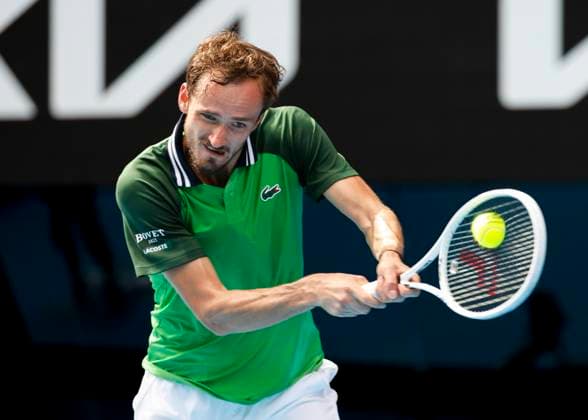 Daniil Medvedev, Australian Open 2024, Melbourne Park, Melbourne, Victoria, Australia Copyright: xJuergenxHasenkopfx
